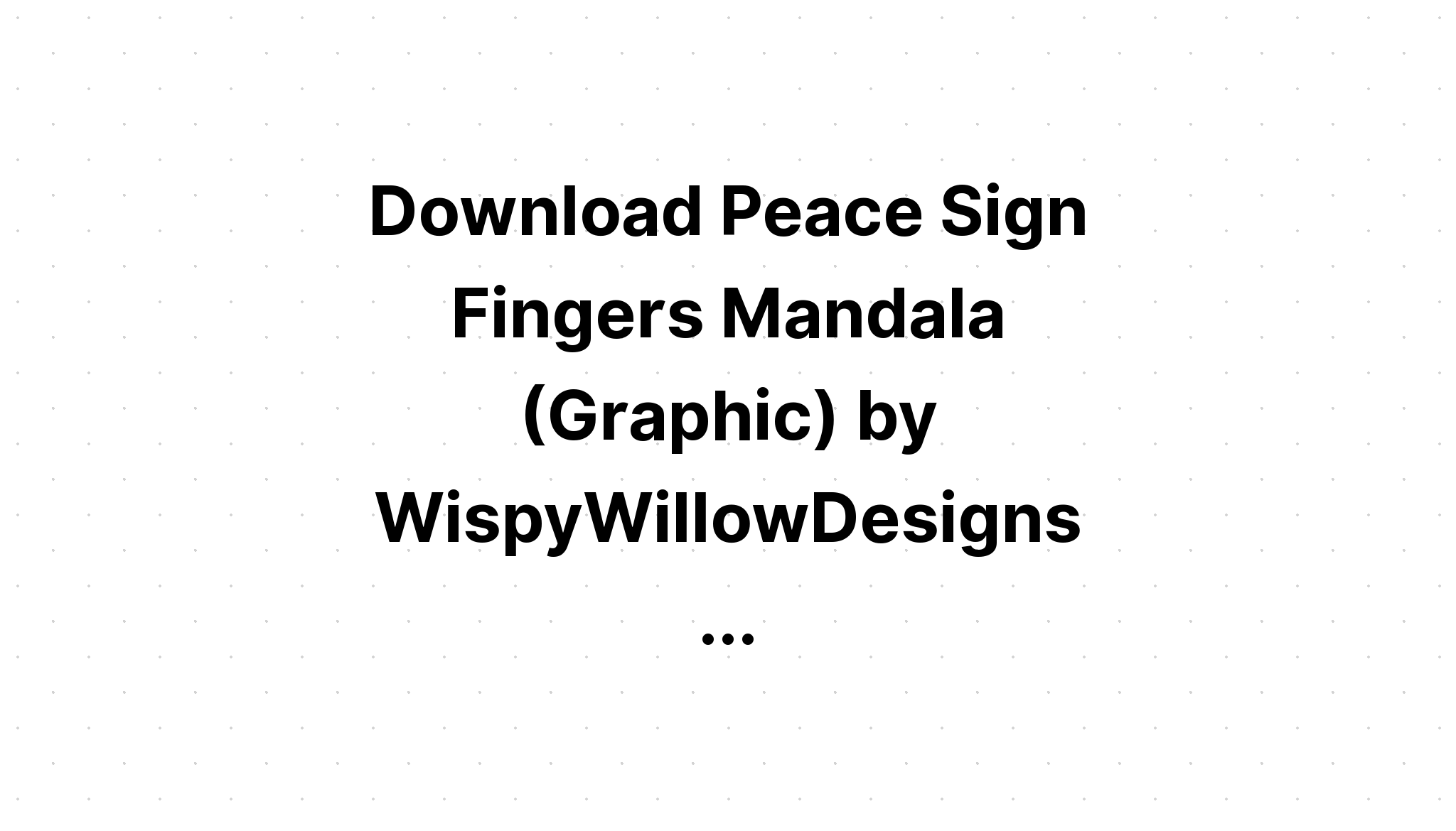 Download Peace Free Svg - Layered SVG Cut File